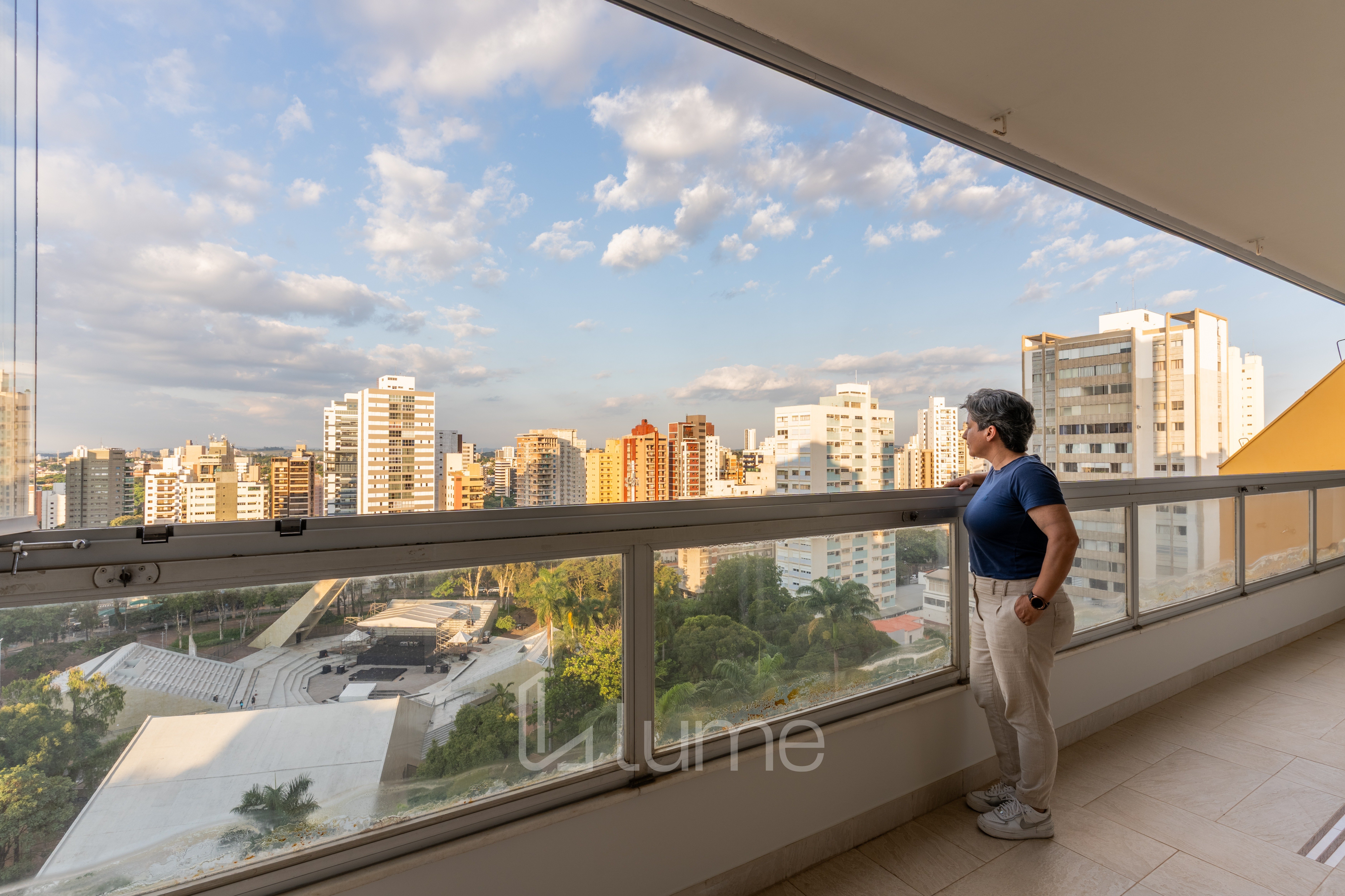 Sua vista: O Centro de Convivência, lá do alto