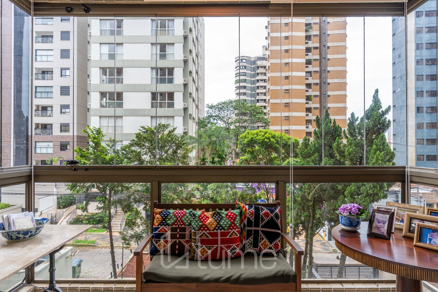 Espaço e vista para as árvores